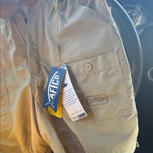 AFTCO Khaki Utility Shorts